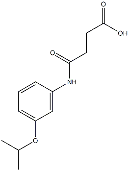 4-(3-isopropoxyanilino)-4-oxobutanoic acid Struktur