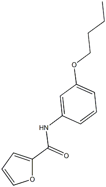 N-(3-butoxyphenyl)-2-furamide Struktur