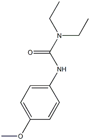 N,N-diethyl-N'-(4-methoxyphenyl)urea Struktur