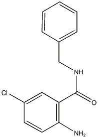 2-amino-N-benzyl-5-chlorobenzamide Struktur