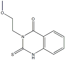 3-(2-methoxyethyl)-2-thioxo-2,3-dihydro-4(1H)-quinazolinone Struktur