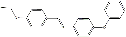 N-(4-ethoxybenzylidene)-N-(4-phenoxyphenyl)amine Struktur