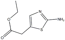 ethyl (2-amino-1,3-thiazol-5-yl)acetate Struktur