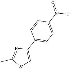 4-{4-nitrophenyl}-2-methyl-1,3-thiazole Struktur