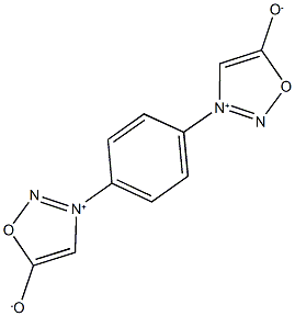 3-[4-(5-oxido-1,2,3-oxadiazol-3-ium-3-yl)phenyl]-1,2,3-oxadiazol-3-ium-5-olate Struktur