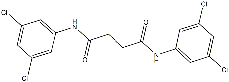 N~1~,N~4~-bis(3,5-dichlorophenyl)succinamide Struktur