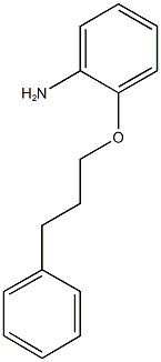 2-(3-phenylpropoxy)phenylamine Struktur