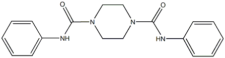 N~1~,N~4~-diphenylpiperazine-1,4-dicarboxamide Struktur