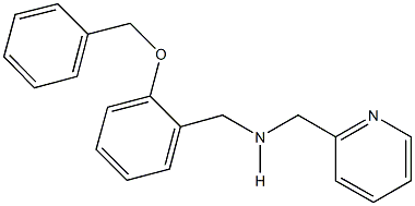 N-[2-(benzyloxy)benzyl]-N-(2-pyridinylmethyl)amine Struktur