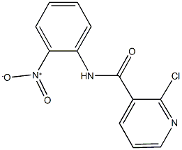 2-chloro-N-{2-nitrophenyl}nicotinamide Struktur