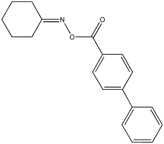 cyclohexanone O-([1,1'-biphenyl]-4-ylcarbonyl)oxime Struktur