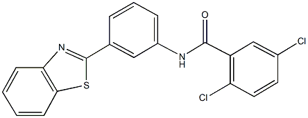 N-[3-(1,3-benzothiazol-2-yl)phenyl]-2,5-dichlorobenzamide Struktur