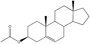 androst-5-en-3-yl acetate Struktur