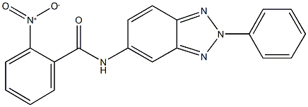 2-nitro-N-(2-phenyl-2H-1,2,3-benzotriazol-5-yl)benzamide Struktur