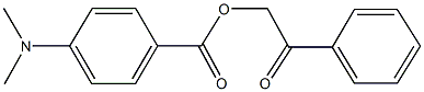 2-oxo-2-phenylethyl 4-(dimethylamino)benzoate Struktur