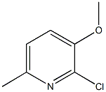 2-chloro-6-methyl-3-pyridinyl methyl ether Struktur