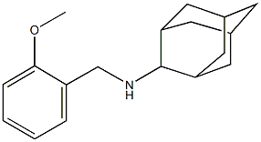 N-(2-methoxybenzyl)-2-adamantanamine Struktur