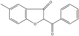 2-benzoyl-5-methyl-1-benzofuran-3(2H)-one Struktur