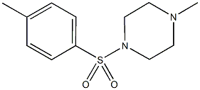 1-methyl-4-[(4-methylphenyl)sulfonyl]piperazine Struktur