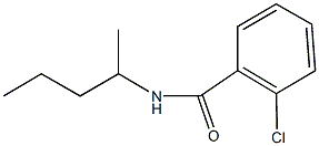 2-chloro-N-(1-methylbutyl)benzamide Struktur