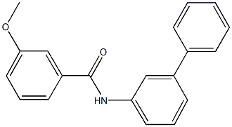 N-[1,1'-biphenyl]-3-yl-3-methoxybenzamide Struktur