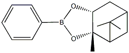 2,9,9-trimethyl-4-phenyl-3,5-dioxa-4-boratricyclo[6.1.1.0~2,6~]decane Struktur