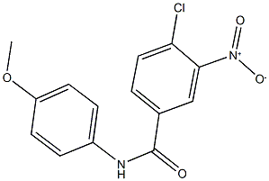 4-chloro-3-nitro-N-(4-methoxyphenyl)benzamide Struktur