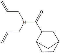 N,N-diallylbicyclo[2.2.1]heptane-2-carboxamide Struktur