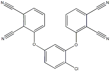 3-[2-chloro-5-(2,3-dicyanophenoxy)phenoxy]phthalonitrile Struktur