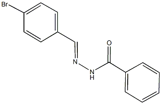 N'-(4-bromobenzylidene)benzohydrazide Struktur