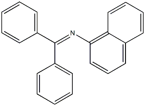 N-(diphenylmethylene)naphthalen-1-amine Struktur