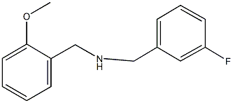 N-(3-fluorobenzyl)(2-methoxyphenyl)methanamine Struktur