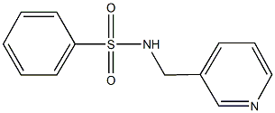 N-(3-pyridinylmethyl)benzenesulfonamide Struktur