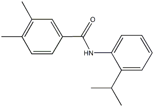 N-(2-isopropylphenyl)-3,4-dimethylbenzamide Struktur