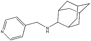 N-(2-adamantyl)-N-(4-pyridinylmethyl)amine Struktur