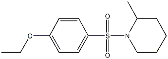 1-[(4-ethoxyphenyl)sulfonyl]-2-methylpiperidine Struktur