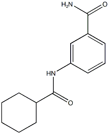 3-[(cyclohexylcarbonyl)amino]benzamide Struktur