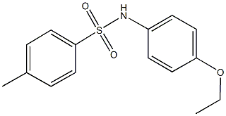 N-(4-ethoxyphenyl)-4-methylbenzenesulfonamide Struktur