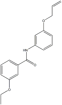 N-[3-(allyloxy)phenyl]-3-ethoxybenzamide Struktur