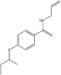 N-allyl-4-(sec-butoxy)benzamide Struktur