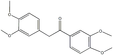 α-(3,4-Dimethoxyphenyl)-3',4'-dimethoxyacetophenone Struktur