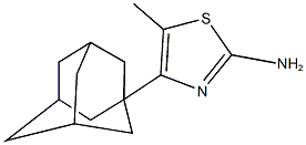 4-(1-adamantyl)-5-methyl-1,3-thiazol-2-amine Struktur