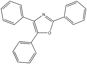 2,4,5-triphenyl-1,3-oxazole Struktur