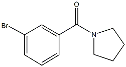 1-(3-bromobenzoyl)pyrrolidine Struktur