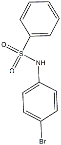 N-(4-bromophenyl)benzenesulfonamide Struktur