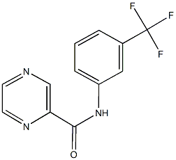 N-[3-(trifluoromethyl)phenyl]pyrazine-2-carboxamide Struktur