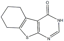 5,6,7,8-tetrahydro[1]benzothieno[2,3-d]pyrimidin-4-ol Struktur