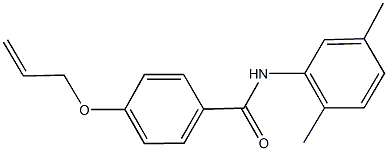 4-(allyloxy)-N-(2,5-dimethylphenyl)benzamide Struktur