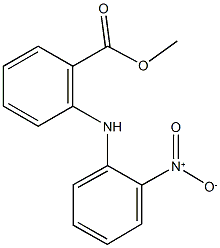 methyl 2-{2-nitroanilino}benzoate Struktur