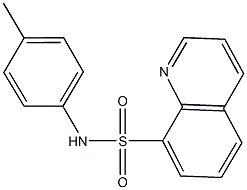 N-(4-methylphenyl)-8-quinolinesulfonamide Struktur